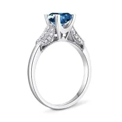 Anillo Luna azul